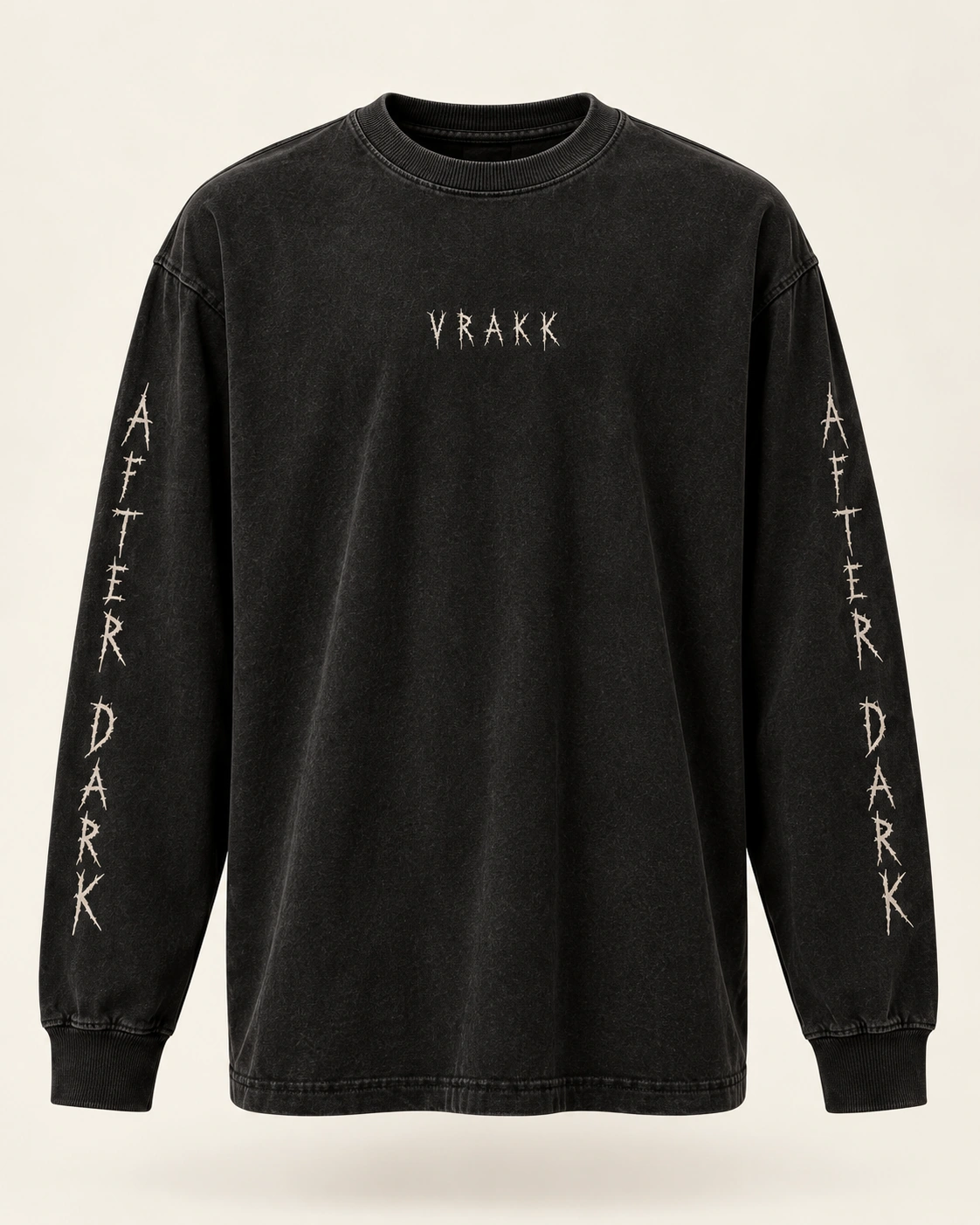After Dark Long Sleeve in Black, front view