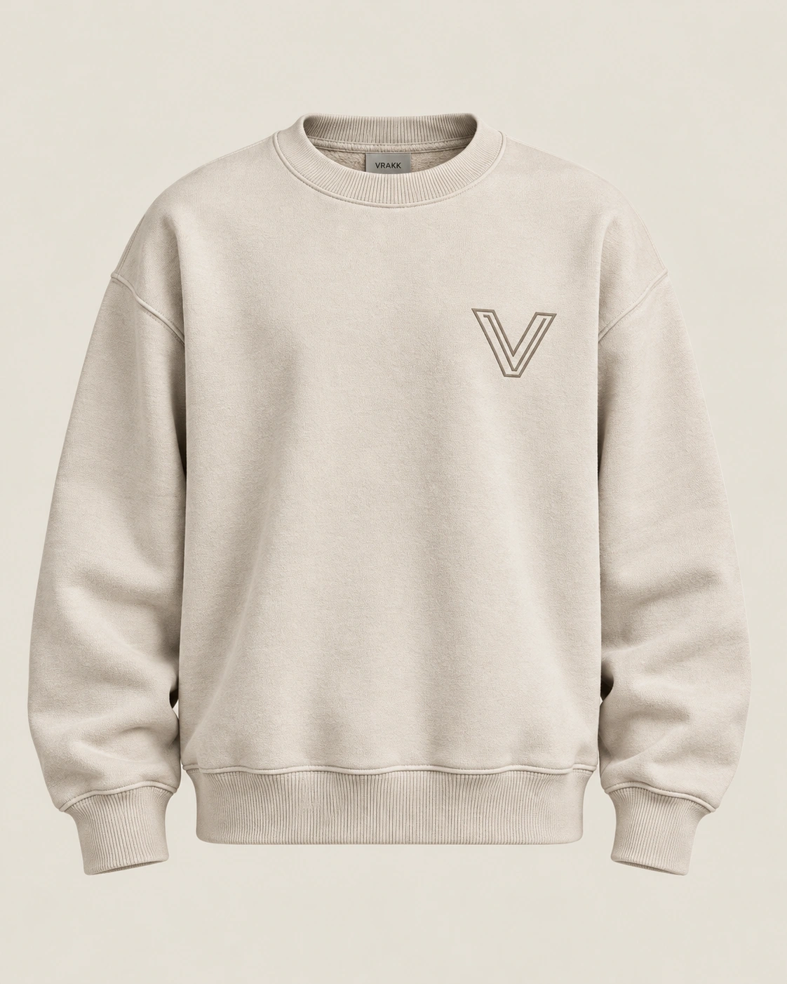 Ashline Sweatshirt in Bone, front view